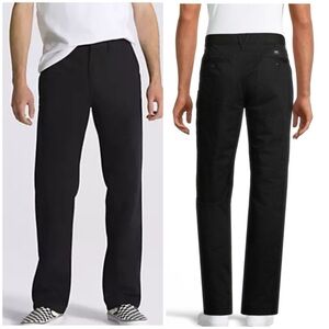 Vans Authentic Chino Relaxed Fit Black Pants Size 30